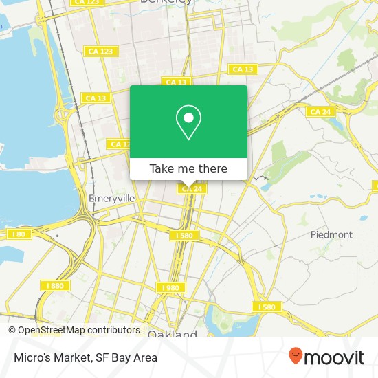 Mapa de Micro's Market