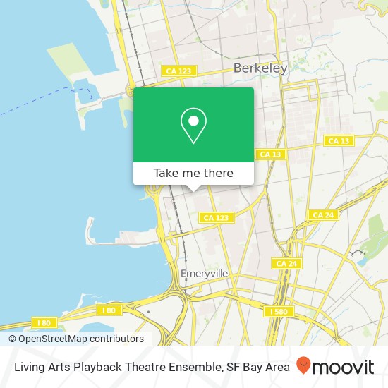 Living Arts Playback Theatre Ensemble map