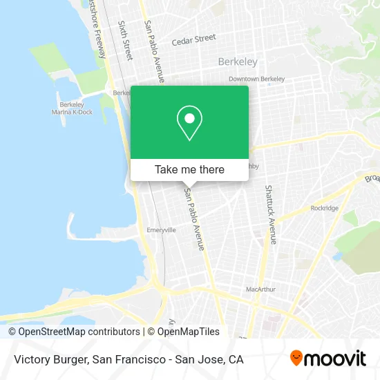 Victory Burger map
