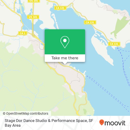 Mapa de Stage Dor Dance Studio & Performance Space