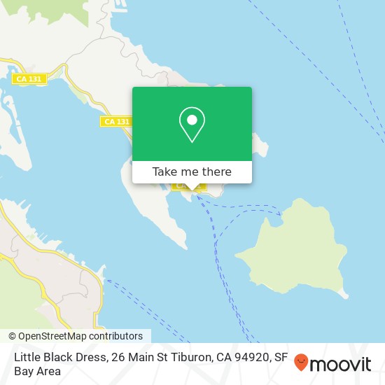 Little Black Dress, 26 Main St Tiburon, CA 94920 map