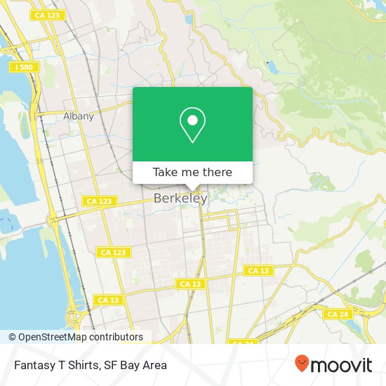 Fantasy T Shirts, 2033 University Ave Berkeley, CA 94704 map