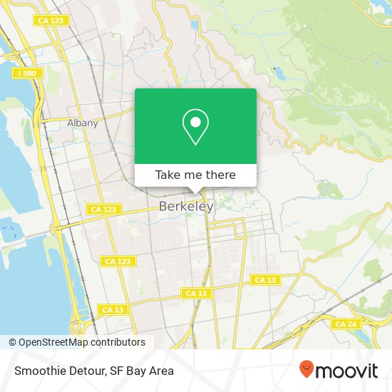 Smoothie Detour, Berkeley Way Berkeley, CA 94704 map