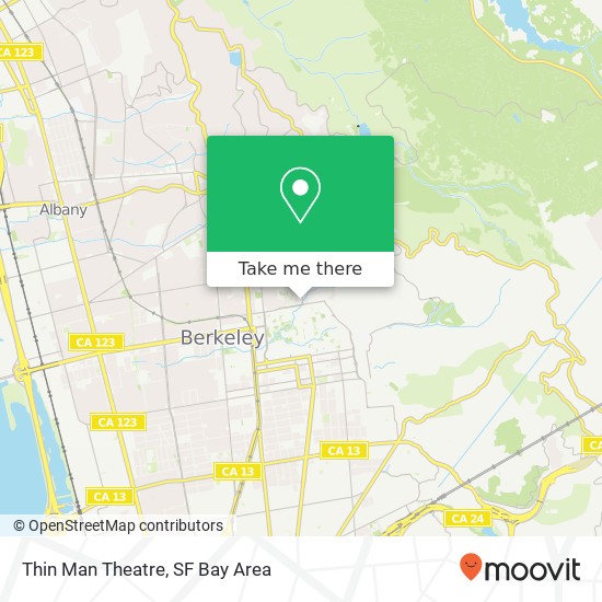 Mapa de Thin Man Theatre