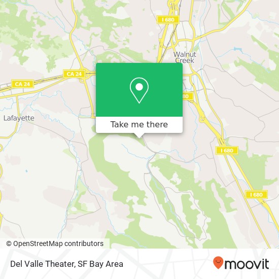 Mapa de Del Valle Theater