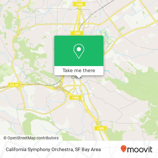 California Symphony Orchestra map