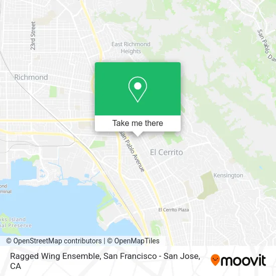 Ragged Wing Ensemble map