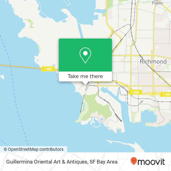 Mapa de Guillermina Oriental Art & Antiques, 111 W Richmond Ave Richmond, CA 94801