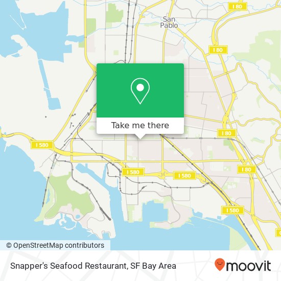 Mapa de Snapper's Seafood Restaurant, 1501 Ohio Ave Richmond, CA 94804