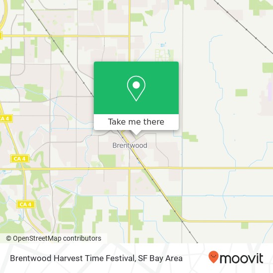 Mapa de Brentwood Harvest Time Festival
