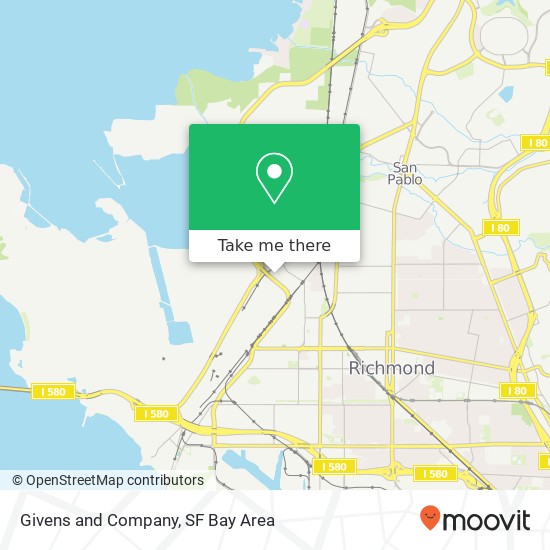 Mapa de Givens and Company, 1099 Essex Ave Richmond, CA 94801