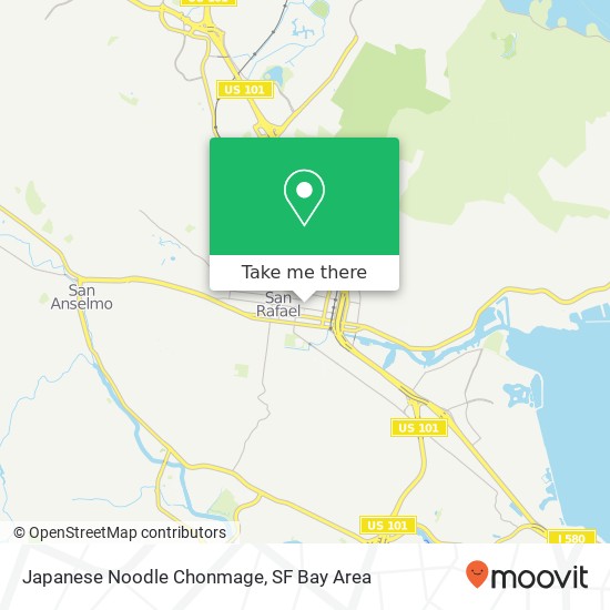 Japanese Noodle Chonmage, 1020 Court St San Rafael, CA 94901 map