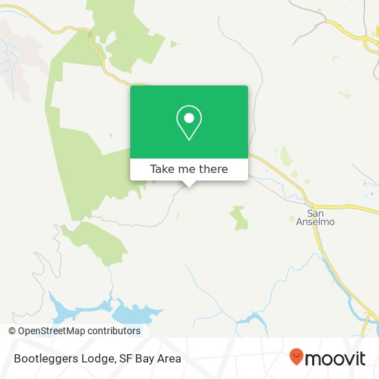 Bootleggers Lodge, 367 Bolinas Rd Fairfax, CA 94930 map