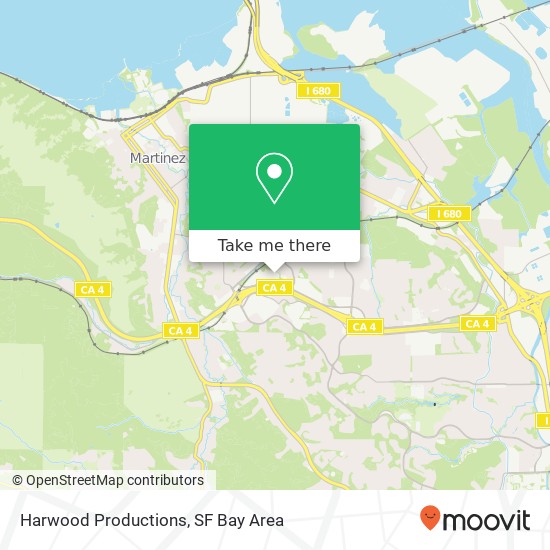 Harwood Productions map