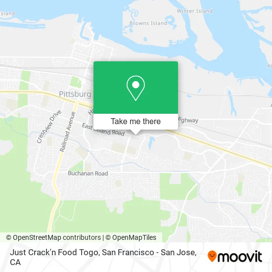 Just Crack'n Food Togo map