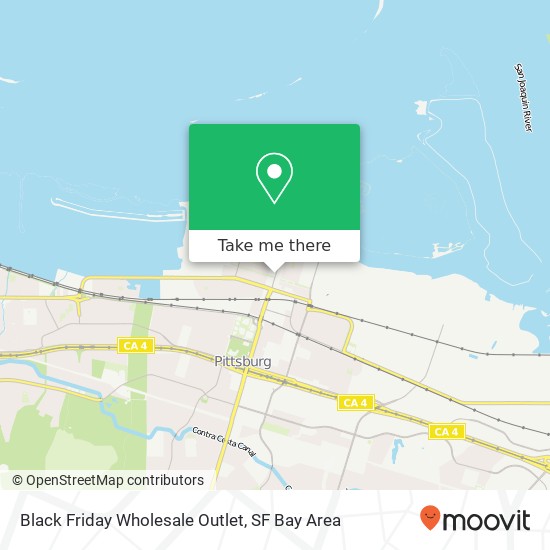 Black Friday Wholesale Outlet, 746 Railroad Ave Pittsburg, CA 94565 map