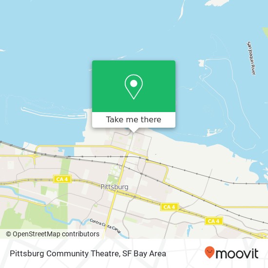 Pittsburg Community Theatre map