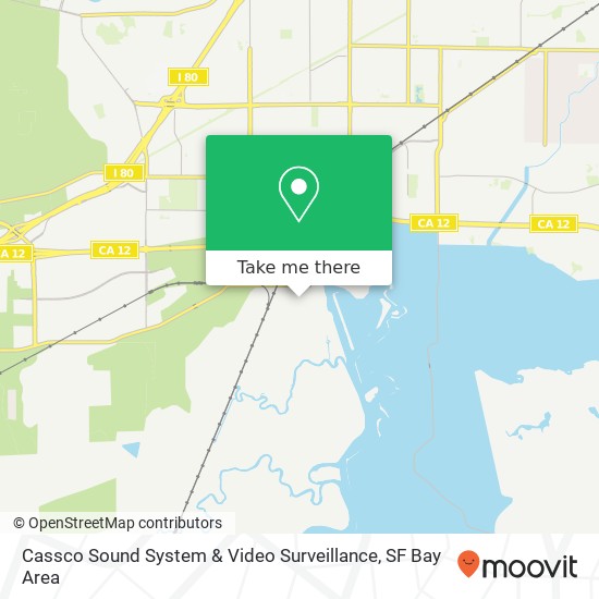 Mapa de Cassco Sound System & Video Surveillance, 1134 School St Suisun City, CA 94585