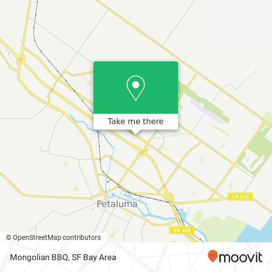 Mapa de Mongolian BBQ, 225 N McDowell Blvd Petaluma, CA 94954