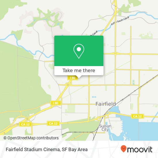 Fairfield Stadium Cinema map