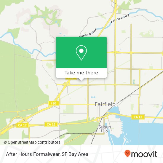 After Hours Formalwear, Fairfield, CA 94533 map