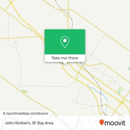 Mapa de John Hooker's, 1360 Industrial Ave Petaluma, CA 94952