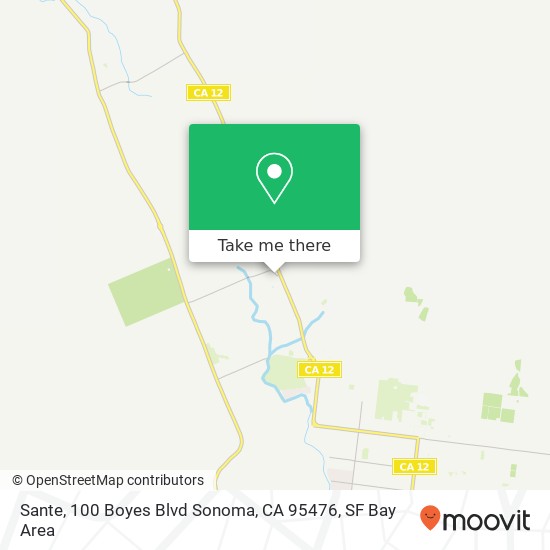 Sante, 100 Boyes Blvd Sonoma, CA 95476 map