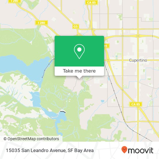 15035 San Leandro Avenue map