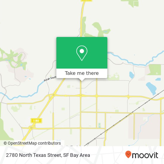 2780 North Texas Street map