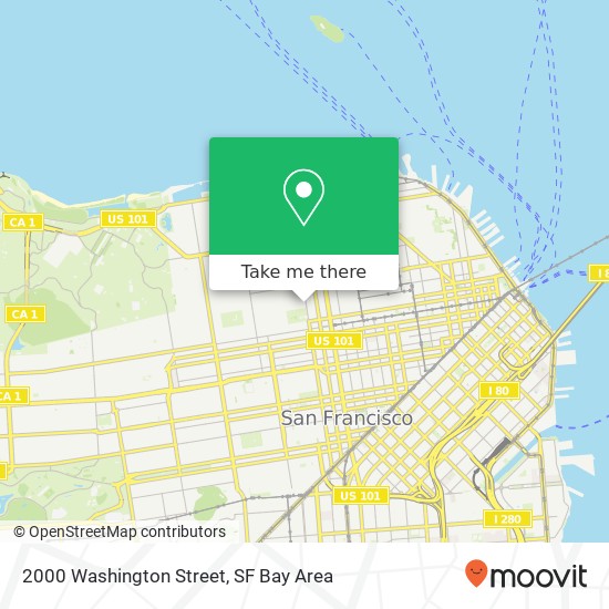 Mapa de 2000 Washington Street