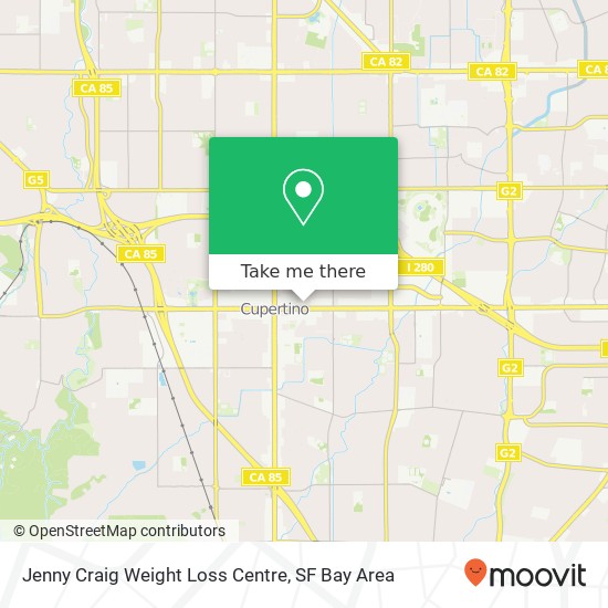 Jenny Craig Weight Loss Centre map