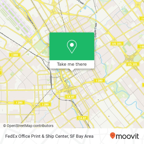 Mapa de FedEx Office Print & Ship Center