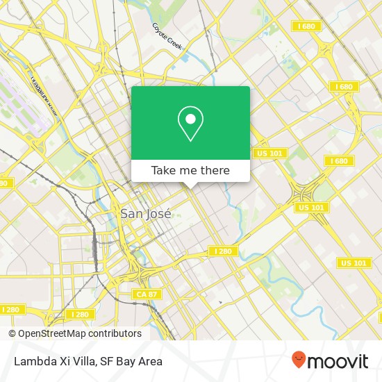 Lambda Xi Villa map