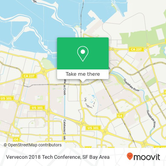 Vervecon 2018 Tech Conference map