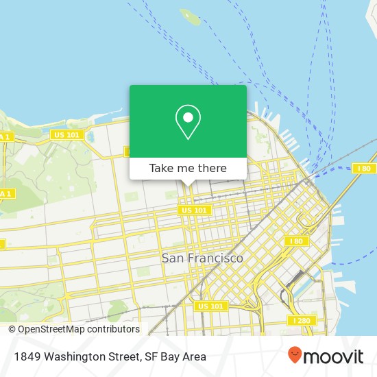 1849 Washington Street map