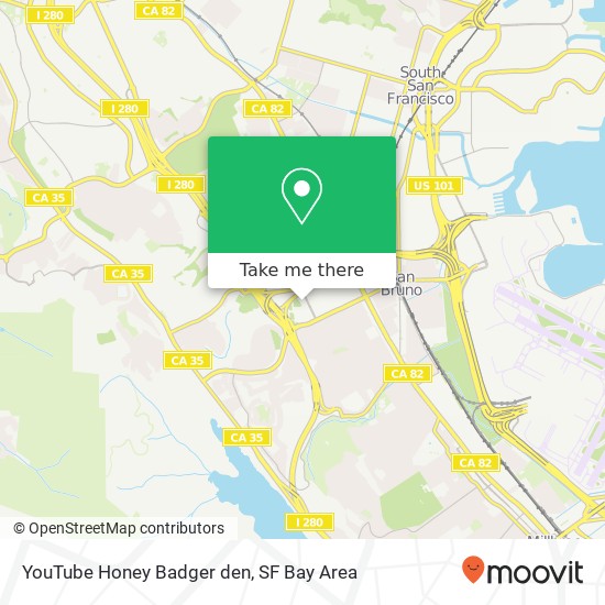 Mapa de YouTube Honey Badger den