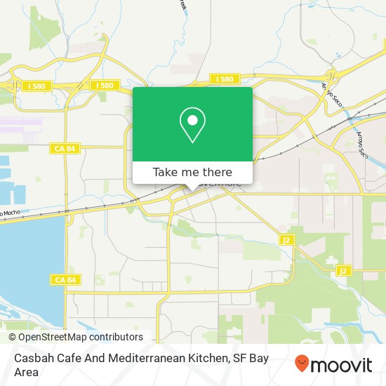 Mapa de Casbah Cafe And Mediterranean Kitchen