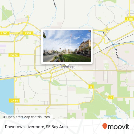 Downtown Livermore map