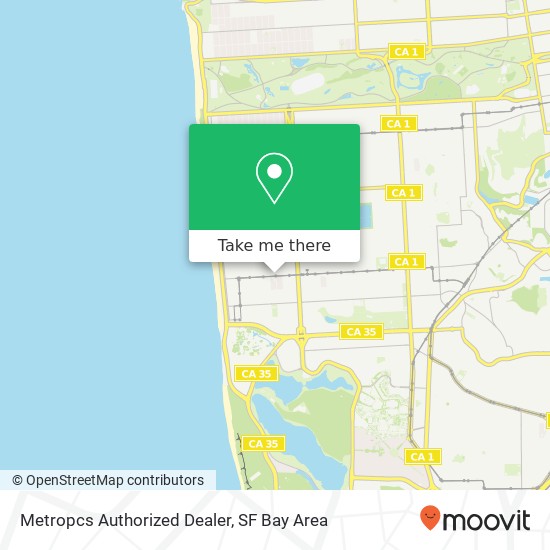 Mapa de Metropcs Authorized Dealer