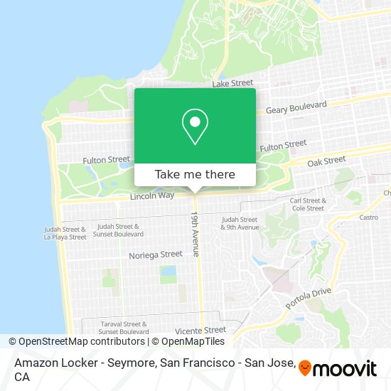 Amazon Locker - Seymore map