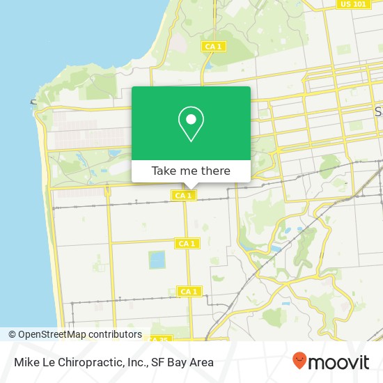 Mapa de Mike Le Chiropractic, Inc.