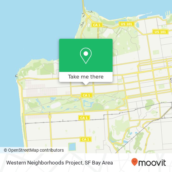 Western Neighborhoods Project map