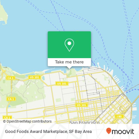Mapa de Good Foods Award Marketplace