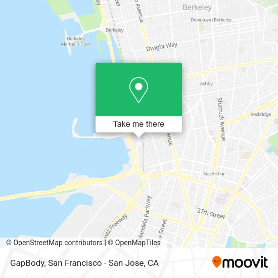 GapBody map