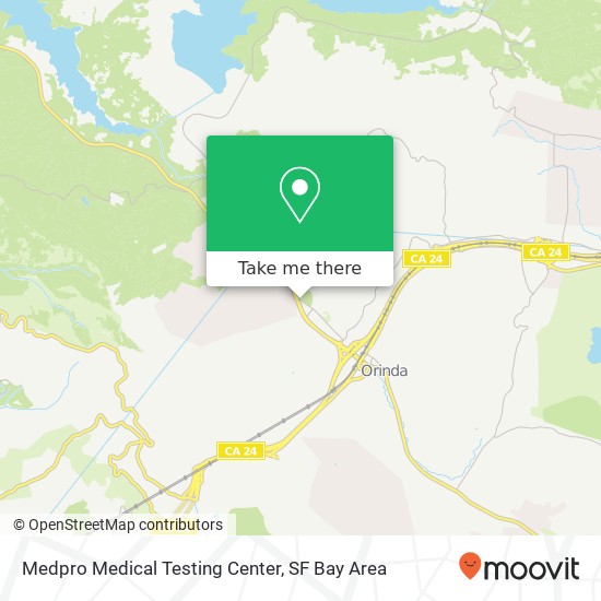 Mapa de Medpro Medical Testing Center