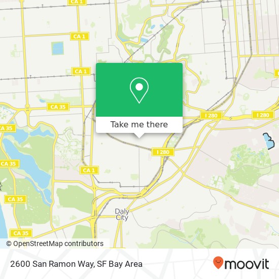 2600 San Ramon Way map