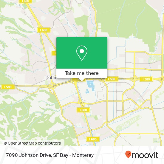 Mapa de 7090 Johnson Drive