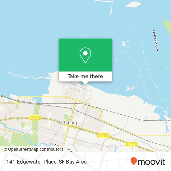 Mapa de 141 Edgewater Place