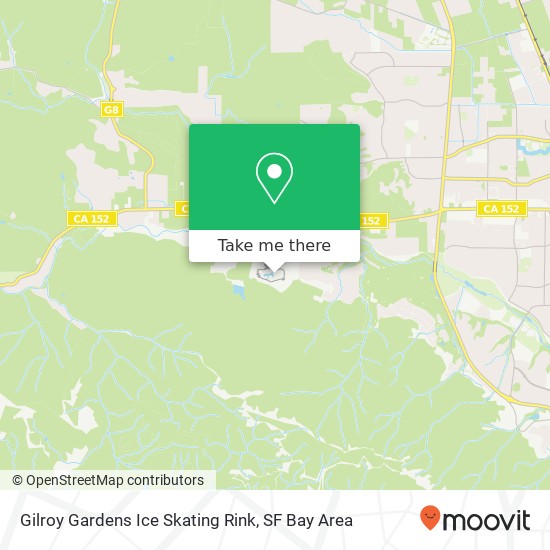 Gilroy Gardens Ice Skating Rink map