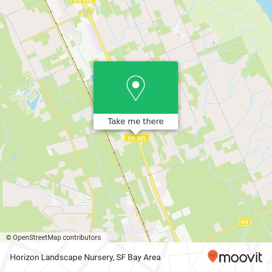 Mapa de Horizon Landscape Nursery